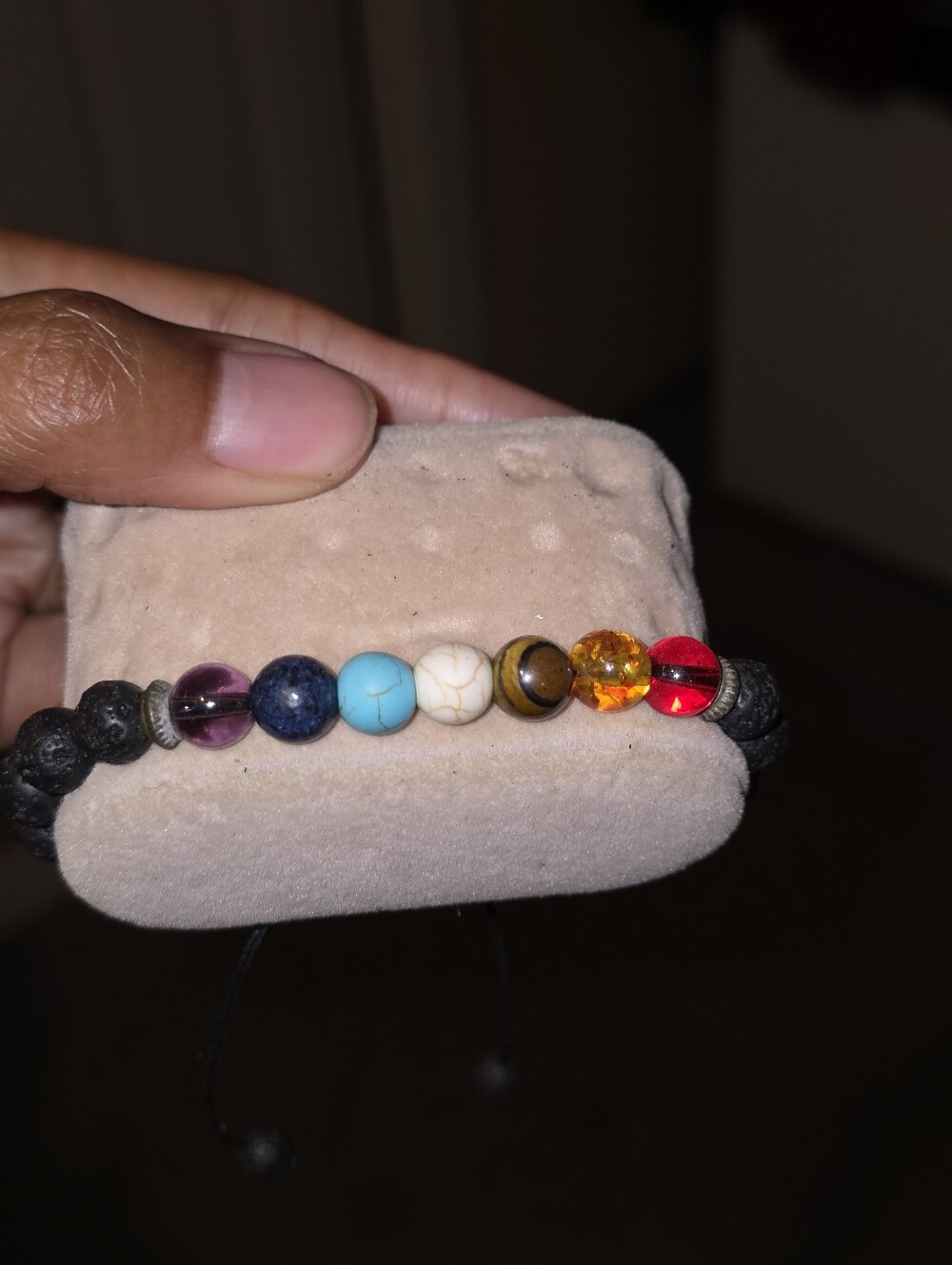 Chakra Beaded Stone Bracelet